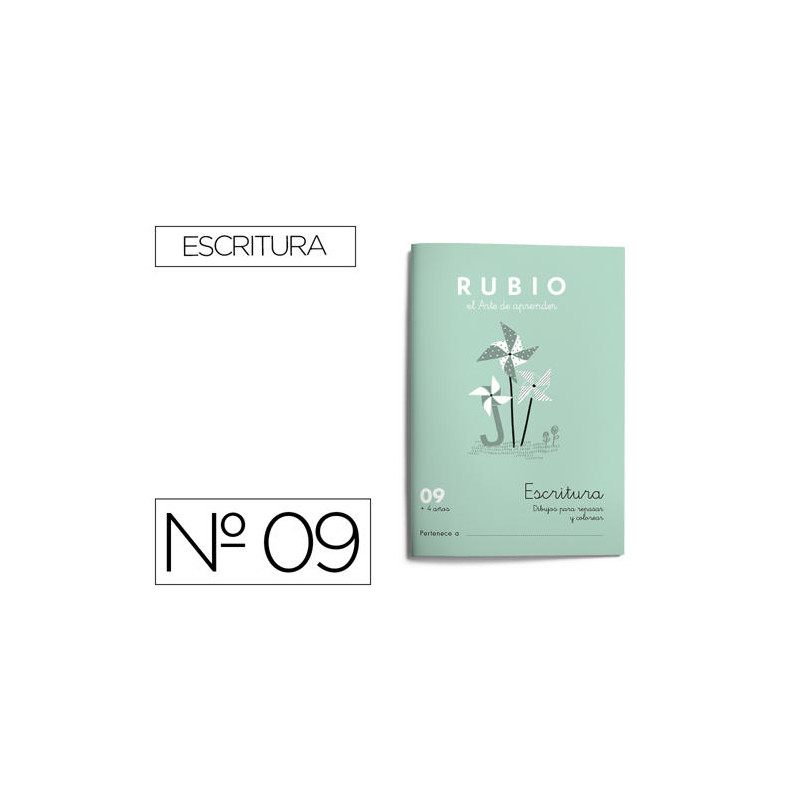 CUADERNO RUBIO CALIGRAFIA N 09