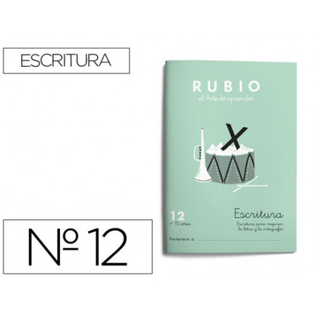 CUADERNO RUBIO CALIGRAFIA N 12