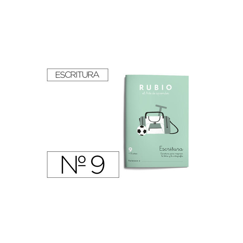 CUADERNO RUBIO CALIGRAFIA N 9