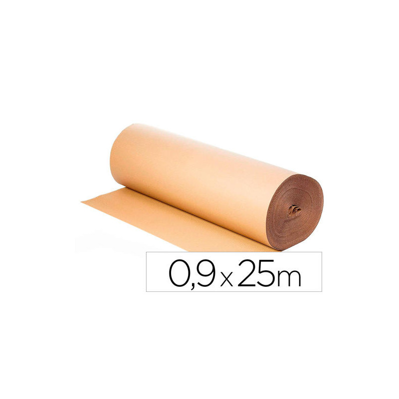 CARTON ONDULADO Q-CONNECT 0,90X25 M 250 G/M2 KRAFT