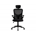 SILLA Q-CONNECT ERGONOMICA PAL ERMO MALLA BASE NYLON ALT MAX 1300 ANC 610 PROF 600 RUEDAS PREMIUM CO