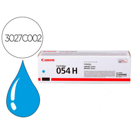 TONER CANON 054 H LBP622 / MF641 / I-SENSYS LBP621 / 623 / 641 / 643 / 645 / 622 CIAN 2300 PAGINAS