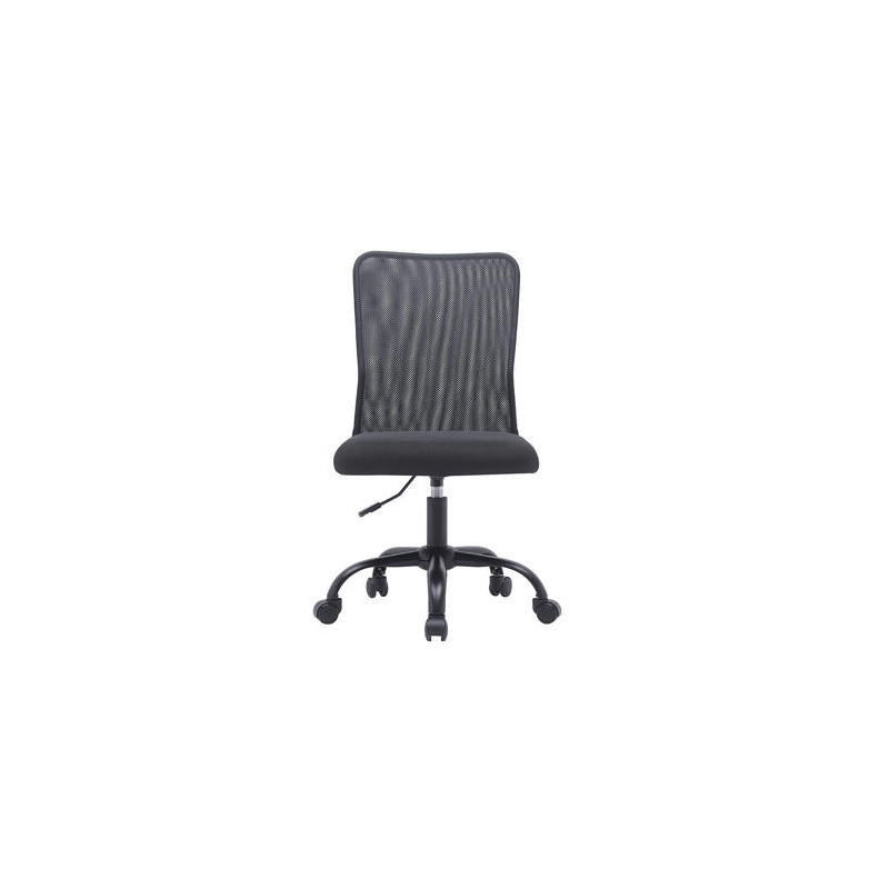 SILLA Q-CONNECT OFICINA PARMA MALLA SIN REPOSABRAZOS ALT MAX 990 ANC 480 PROF 590 COLOR NEGRO