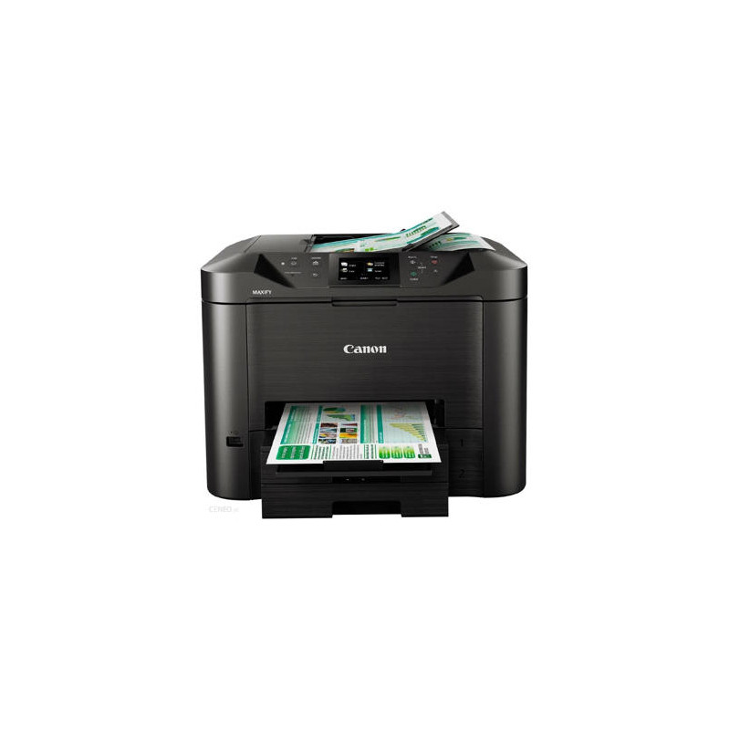 EQUIPO MULTIFUNCION CANON MAXIFY MB5450 TINTA COLOR 24 PPM NEGRO/15 PPM COLOR A4 WIFI IMPRESORA ESCA