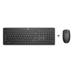 SET TECLADO + RATON INALAMBRICO HP COMBO 235 COLOR NEGRO