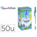 BOLIGRAFO PAPER MATE KILOMETRICO PUNTA 1 MM PLASTICO RECICLADO 80% COLOR AZUL