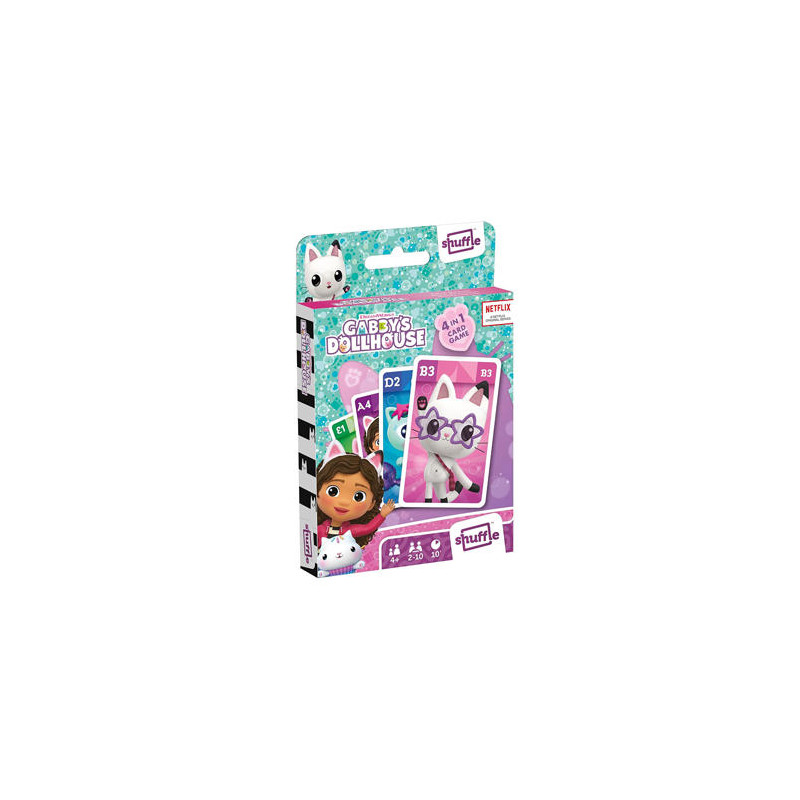 BARAJA DE CARTAS SHUFFLE INFANTIL GABBY'S DOLLHOUSE