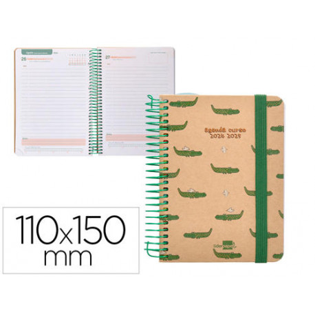 AGENDA ESCOLAR LIDERPAPEL A¥O 24 - 25 ESCOLAR CLASSIC SURTIDO DÖA PµGINA A6 TETRA