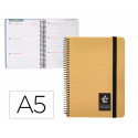 AGENDA ESCOLAR LIDERPAPEL A¥O 24 - 25 CURSO CLASSIC AMARILLO 2 DÖAS PµGINA A5