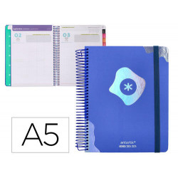 AGENDA ESCOLAR ANTARTIK A¥O 24 - 25 CURSO COLECCION MAXIMAL BLUE DÖA PµGINA A5