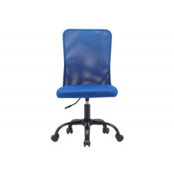 SILLA Q-CONNECT OFICINA PARMA MALLA SIN REPOSABRAZOS ALT MAX 990 ANC 480 PROF 590 COLOR AZUL