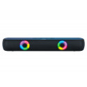 BARRA DE SONIDO Q-CONNECT BLUETOOTH CON ILUMINACION LED Y CONTROL DE VOLUMEN COLOR NEGRO