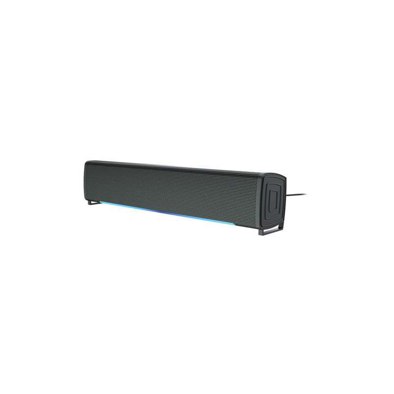 BARRA DE SONIDO Q-CONNECT PARA PC CON ILUMINACIÓN LED COLOR NEGRO