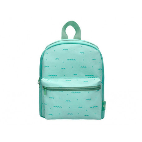 CARTERA PREESCOLAR LIDERPAPEL MOCHILA INFANTIL DISEÑO VERDE 250X115X210 MM