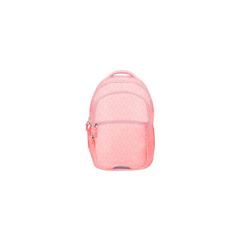 CARTERA ESCOLAR LIDERPAPEL MOC HILA MULTIBOLSILLO DISEÑO ROSA 450X145X300 MM