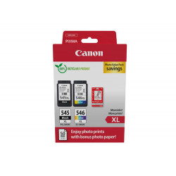 INK-JET CANON PHOTO VALUE PIXMA MG2450/2550 MULTIPACK NEGRO/COLOR PG545XL+ CL546XL +50 HOJAS PAPEL F