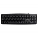 TECLADO Q-CONNECT CON CABLE 1,35 MT COLOR NEGRO