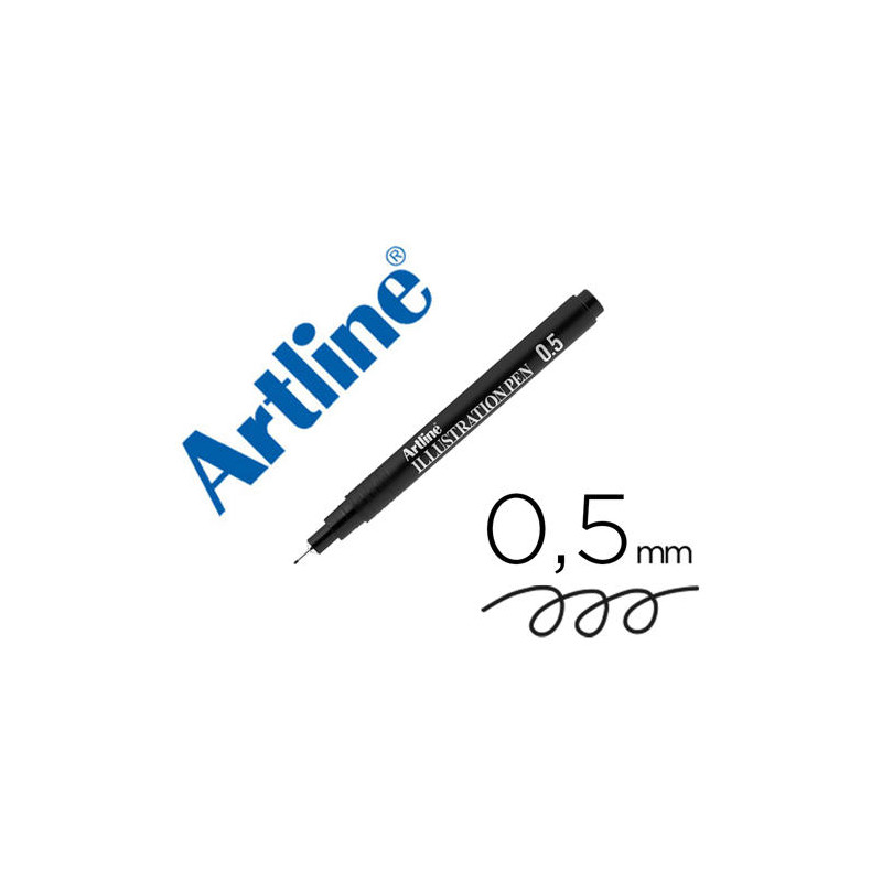 ROTULADOR ARTLINE CALIBRADO MICROMETRICO NEGRO ILLUSTRATION PEN EK-285ILN PUNTA POLIACETAL 0,5MM