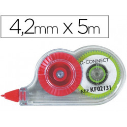 CORRECTOR Q-CONNECT CINTA MINI BLANCO 4,2 MM X 5 MT EN BLISTER