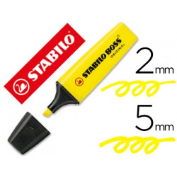 ROTULADOR STABILO BOSS FLUORESCENTE 70 AMARILLO