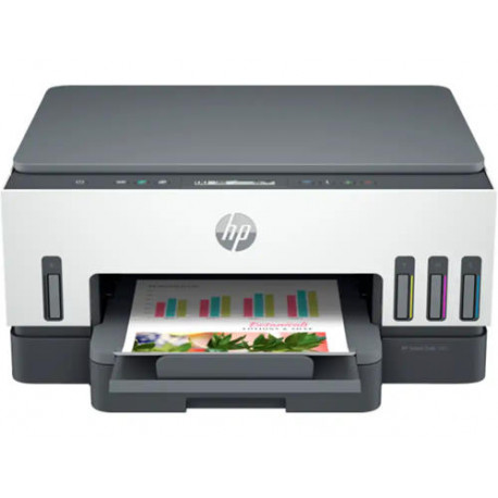 EQUIPO MULTIFUNCION HP SMART TANK 7005 INKJET A4 WIFI 20PPM NEGRO 16PPM COLOR ESCANER COPIA IMPRESOR