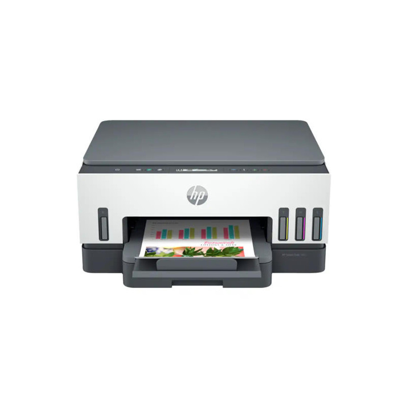 EQUIPO MULTIFUNCION HP SMART TANK 7005 INKJET A4 WIFI 20PPM NEGRO 16PPM COLOR ESCANER COPIA IMPRESOR