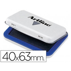 TAMPON ARTLINE N00 AZUL 40X63 MM