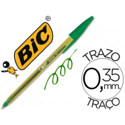 BOLIGRAFO BIC CRISTAL PUNTA FINA VERDE