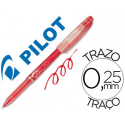 BOLIGRAFO PILOT FRIXION POINT PUNTA DE AGUJA COLOR ROJO