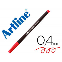 ROTULADOR ARTLINE SUPREME EPFS200 FINE LINER PUNTA DE FIBRA ROJO 0,4 MM