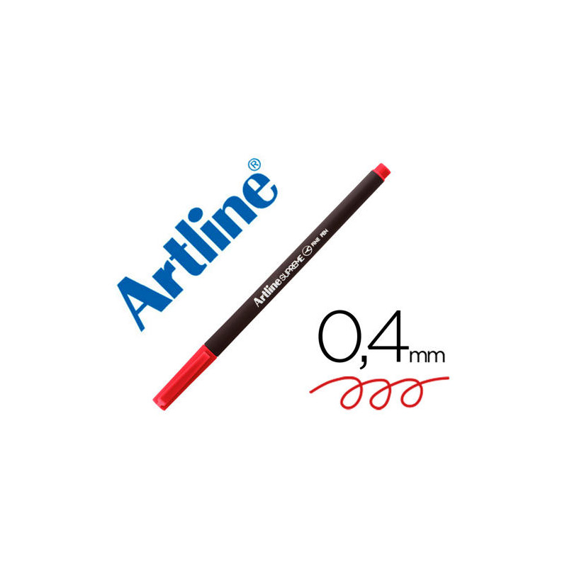 ROTULADOR ARTLINE SUPREME EPFS200 FINE LINER PUNTA DE FIBRA ROJO 0,4 MM