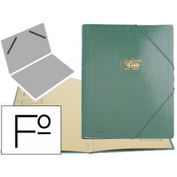 CARPETA CLASIFICADOR CARTON COMPACTO SARO FOLIO VERDE 12 DEPARTAMENTOS