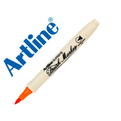 ROTULADOR ARTLINE SUPREME BRUSH EPFS PINTURA BASE DE AGUA PUNTA TIPO PINCEL TRAZO FINO NARANJA OSCUR