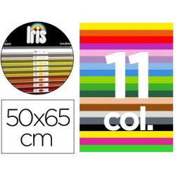 CARTULINA GUARRO 50X65 CONTENI DO "C" 25 HOJAS X 5 COLORES + 25 HOJAS X 4 COLORES FLUO + 25HOJAS X 2