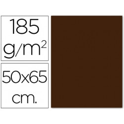 CARTULINA GUARRO MARRON CHOCOLATE 50X65 CM 185 GR