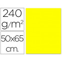 CARTULINA LIDERPAPEL 50X65 CM 240G/M2 AMARILLO LIMON