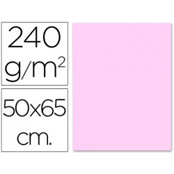 CARTULINA LIDERPAPEL 50X65 CM 240G/M2 ROSA