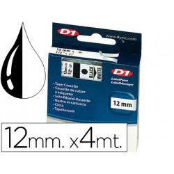 CINTA DYMO 12MM X 4MT TRANSPARENTE PARA MAQUINA LETRATAG