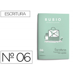 CUADERNO RUBIO CALIGRAFIA N 06