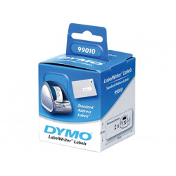 ETIQUETA ADHESIVA DYMO 99010 -TAMAÑO 89X28 MM PARA IMPRESORA 400 130 ETIQUETAS USO DIRECCIONES CAJA 