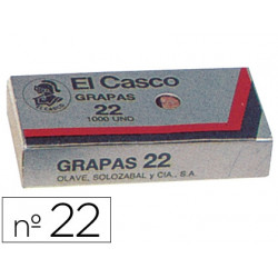 GRAPAS EL CASCO N22 CAJA DE 1000 UNIDADES