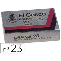 GRAPAS EL CASCO N23 CAJA DE 1000 UNIDADES