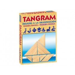 JUEGOS DE MESA FALOMIR TANGRAM DE MADERA