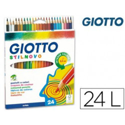 LAPICES DE COLORES GIOTTO STILNOVO 24 COLORES UNIDAD