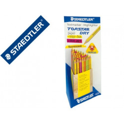 LAPICES FLUORESCENTE STAEDTLER TOP STAR EXPOSITOR DE 48 UNIDADES COLORES SURTIDOS