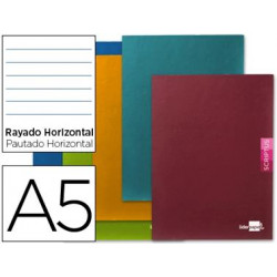 LIBRETA LIDERPAPEL SCRIPTUS A5 PLUS 48 HOJ. 90G/M2 HORIZONTALCON MARGEN