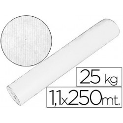 PAPEL KRAFT BLANCO BOBINA 20 KG 1,10 CM X 250 MT ESPECIAL PARA EMBALAJE