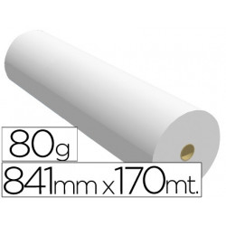 PAPEL REPROGRAFIA PPC PARA PLOTTER 841X170MT 80GR