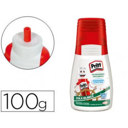 PEGAMENTO COLA BLANCA PRITT VINIL BOTE DE 100 GR