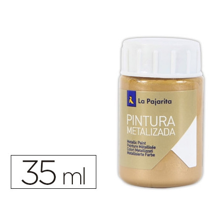 PINTURA METALIZADA LA PAJARITA ORO DUCADO 35 ML